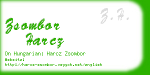 zsombor harcz business card